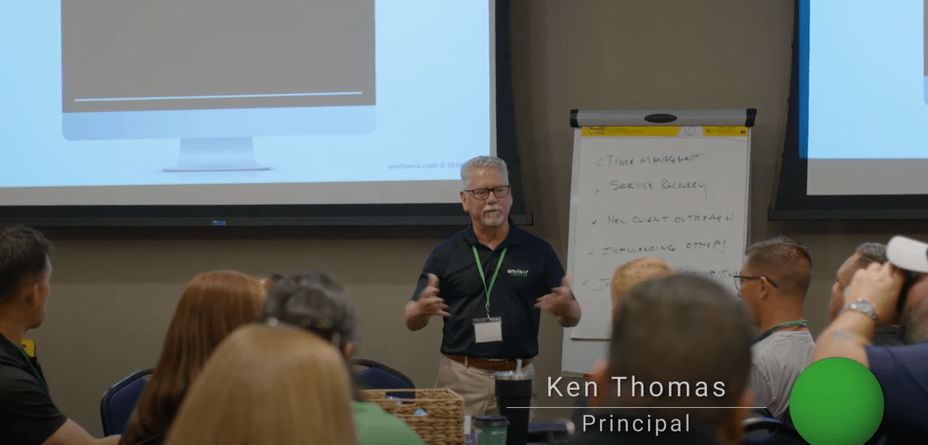 Ken Thomas teaching GreenDot OS at Envision
